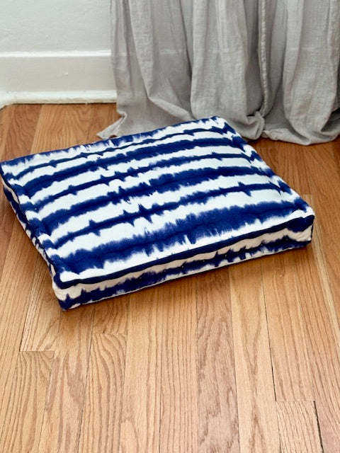 HMS x Jude Gallegos Meditation Pillow Indigo Blue