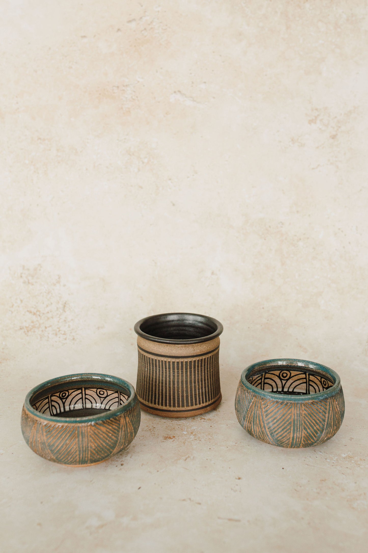 Vintage Studio Pottery (set of 2 bowls)