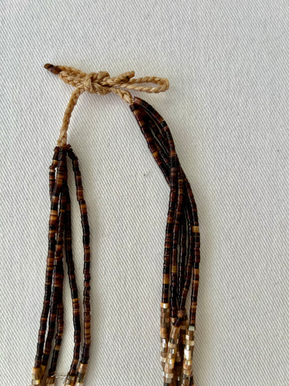 Abalone, Black Jet and Turquoise Necklace