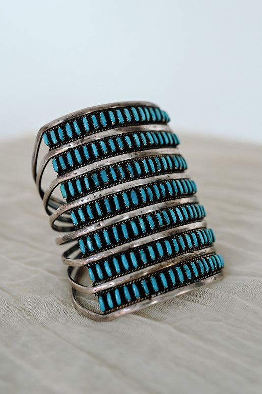 Circa 1940s Vintage Zuni Collectors Bracelet