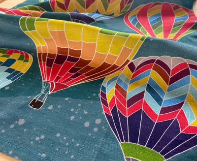 Ballon Fiesta Tea Towel by artist, Jen Fox