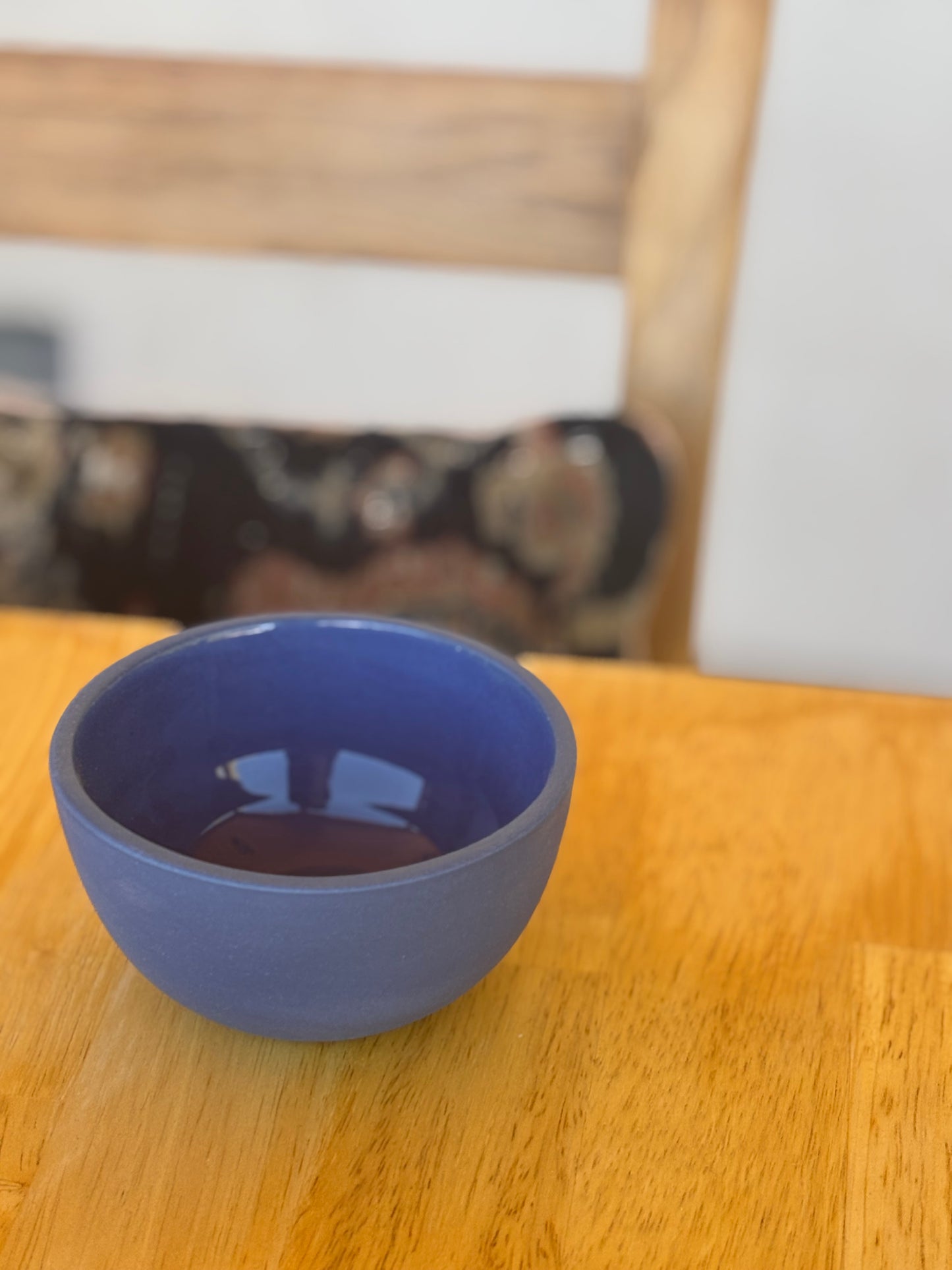The Snack Bowl Handmade Ceramic- Azure