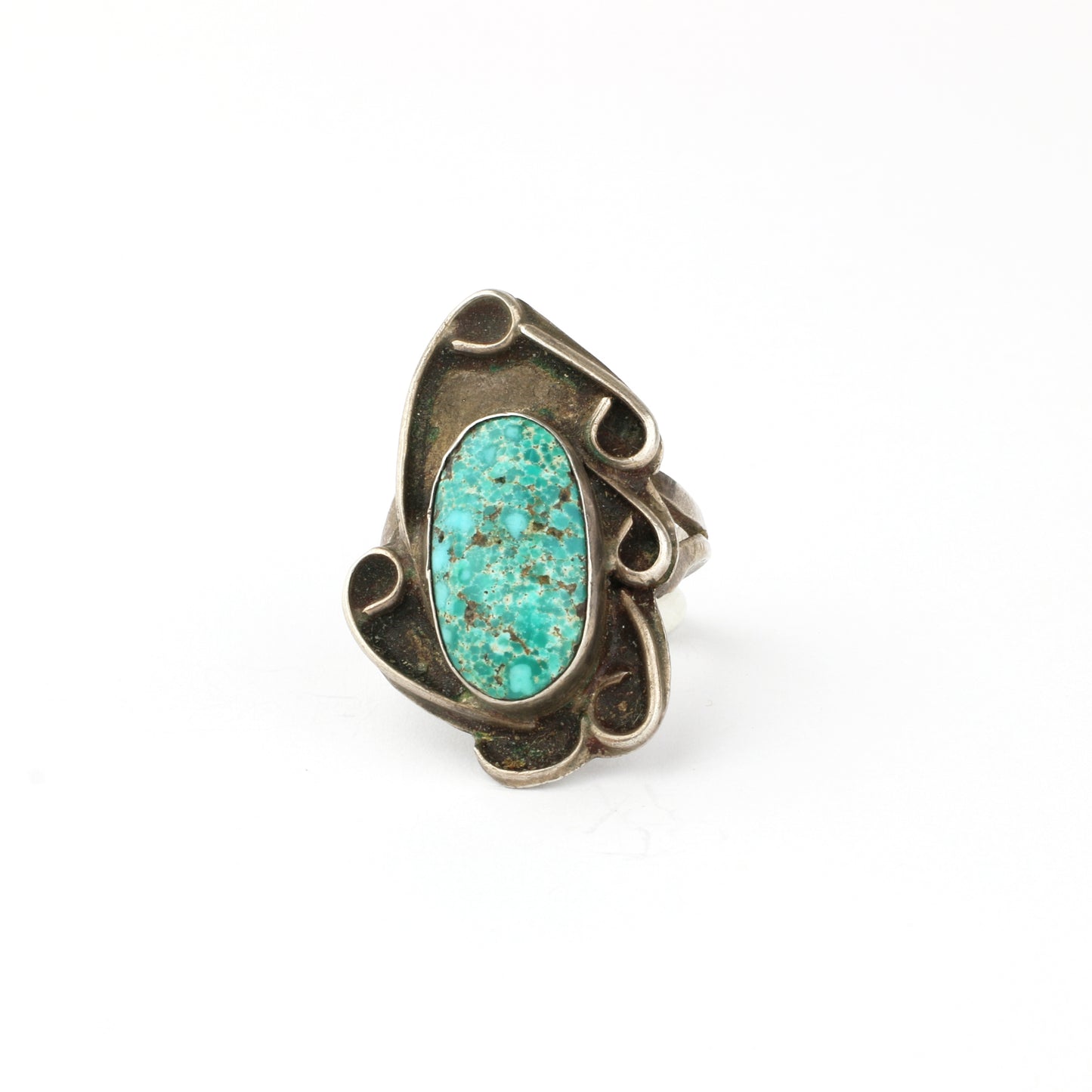 Vintage Turquoise Oval Ring