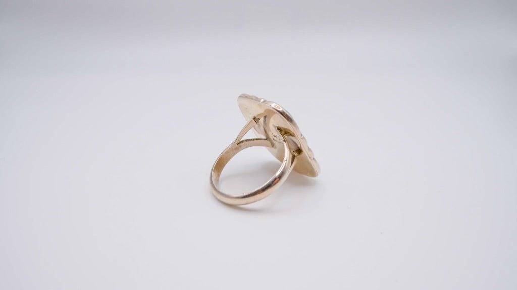 Vintage Square Turquoise Ring