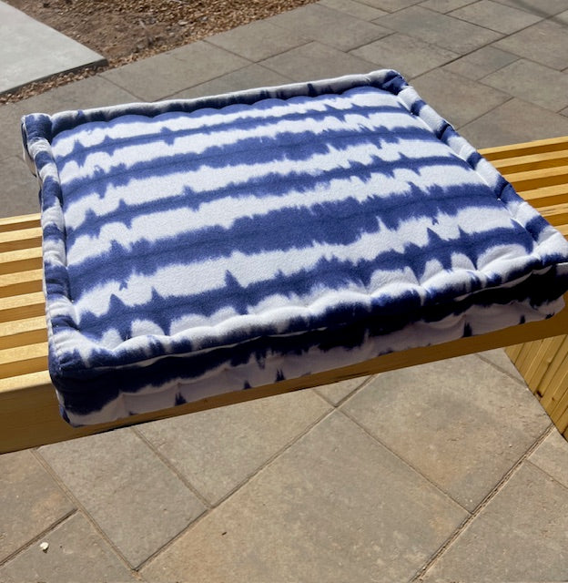 HMS x Jude Gallegos Meditation Pillow Indigo Blue