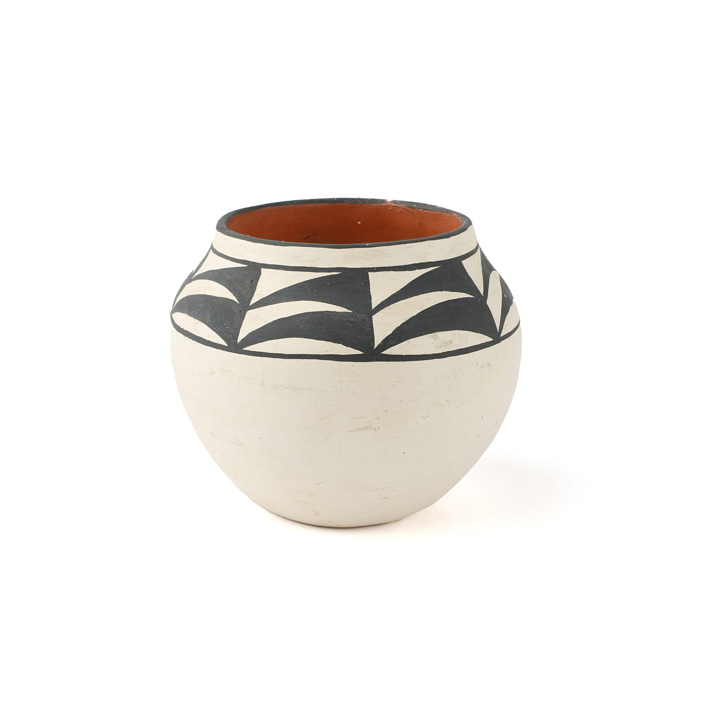 Vintage Pottery Navajo White Vessel