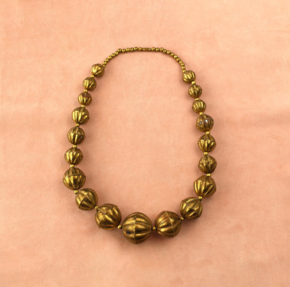 Vintage 70's Brass Necklace
