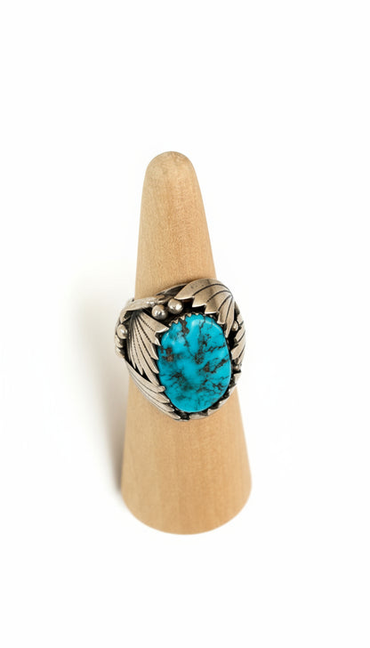 Turquoise Leaf Ring