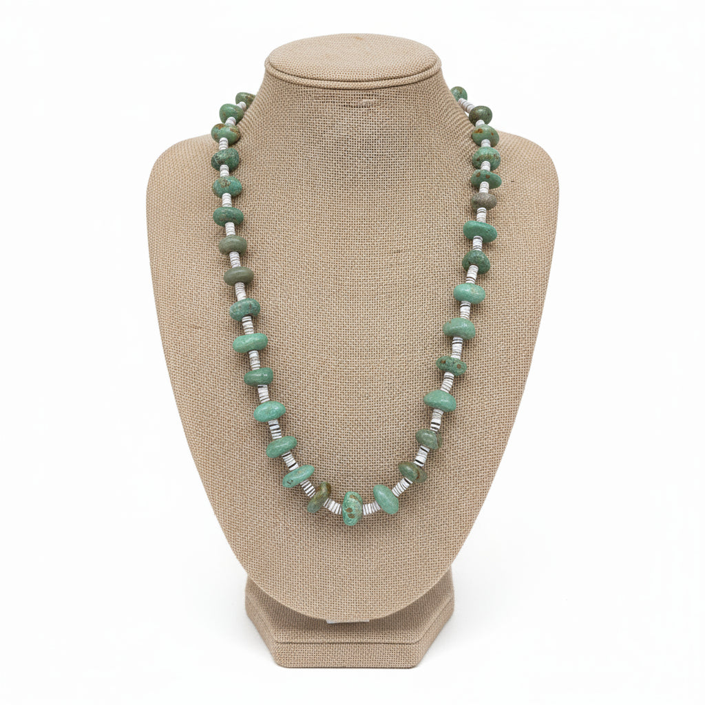 Green Turquoise Stone Necklace