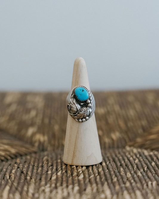 HMS Vintage 70's Turquoise Ring
